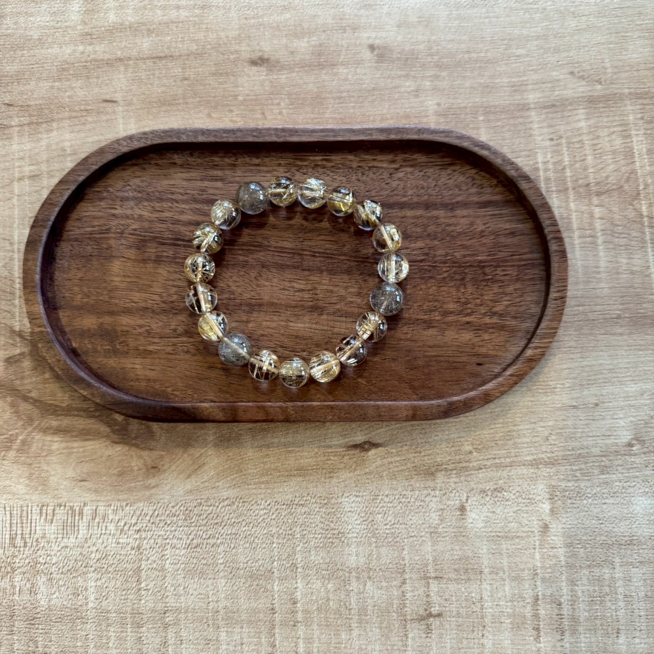 【品質:SSS】超極上品質 ゴールドルチルブレスレット(13mm)